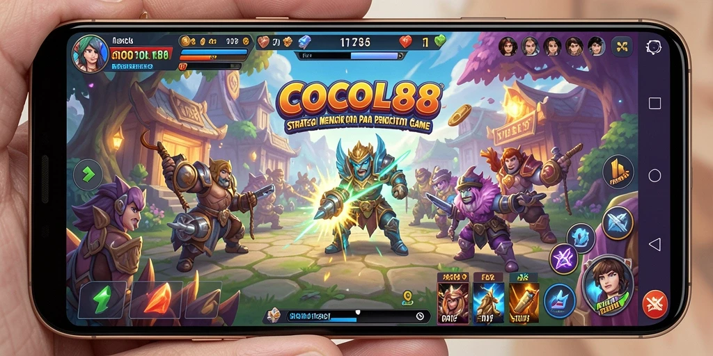 Screenshot gameplay COCOL88 saat pertempuran strategi.
