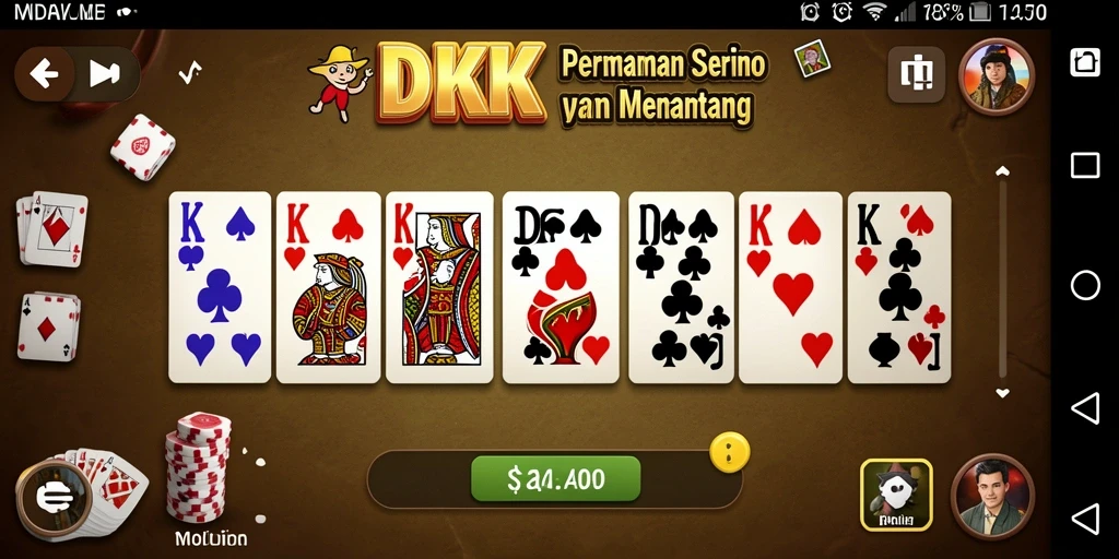 Tampilan gameplay DKK yang seru dan interaktif.