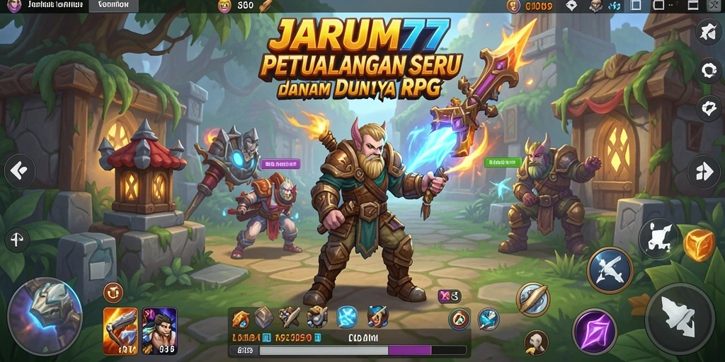 Tampilan gameplay RPG yang menarik dan mendebarkan.