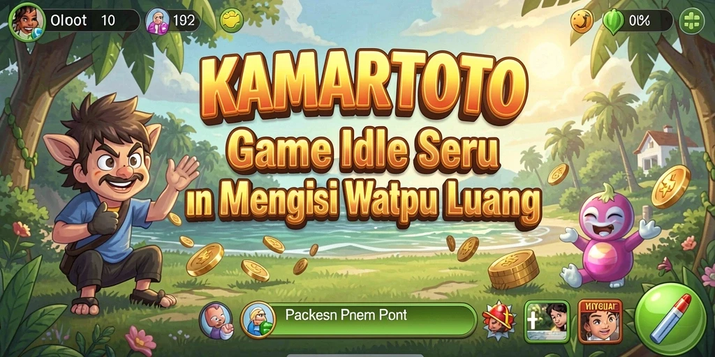 Gameplay KAMARTOTO yang seru dan menarik dalam genre Idle.