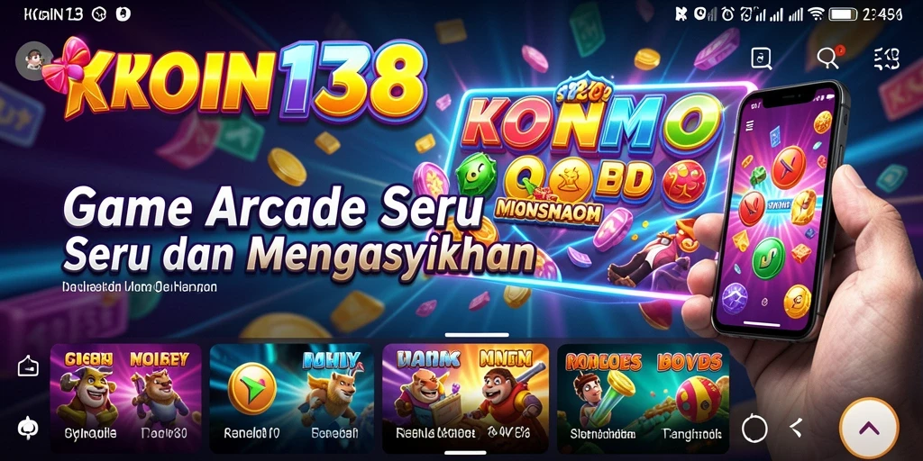 Screenshot KOIN138 menunjukkan aksi seru dan tantangan gameplay Arcade.