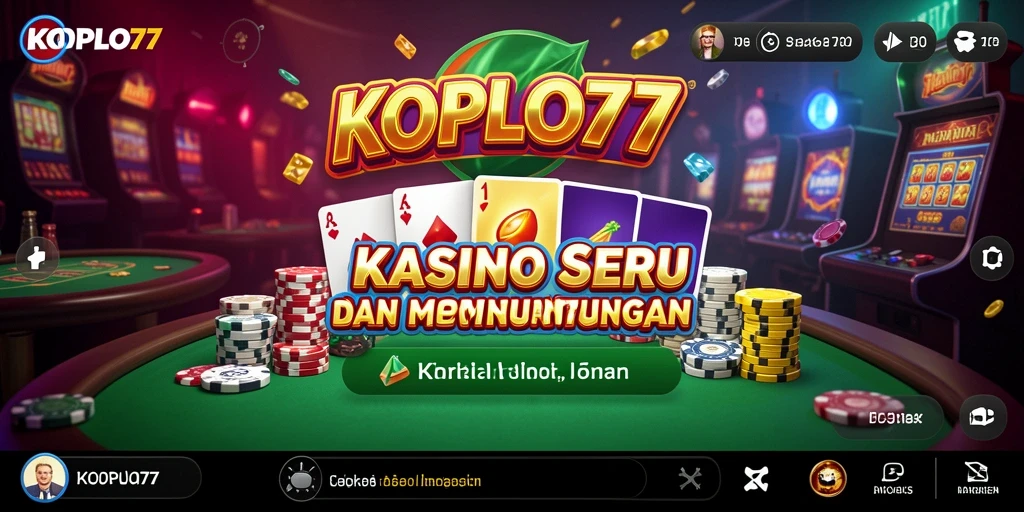 Tampilan gameplay mengasyikkan di KOPLO77 dengan berbagai pilihan permainan Kasino.