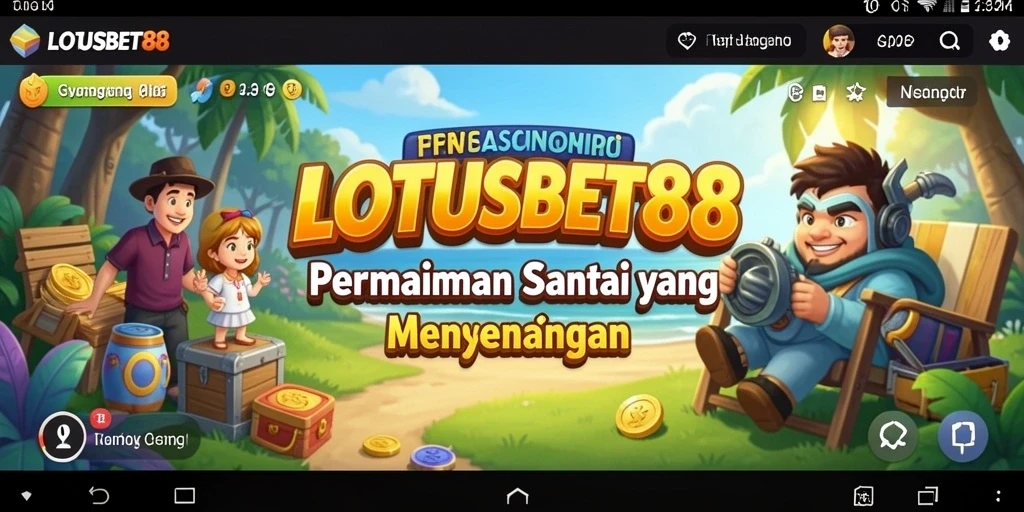 Tampilan gameplay LOTUSBET88 yang seru dan menarik.