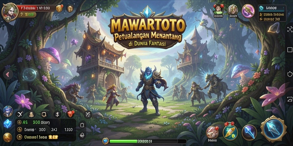 Tangkapan layar gameplay <strong>MAWARTOTO</strong> yang menunjukkan petualangan epik di dunia fantasi.