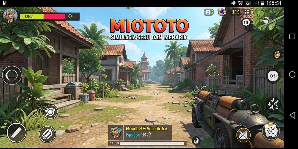 Gameplay MIOTOTO menampilkan pengalaman simulasi yang mendalam.