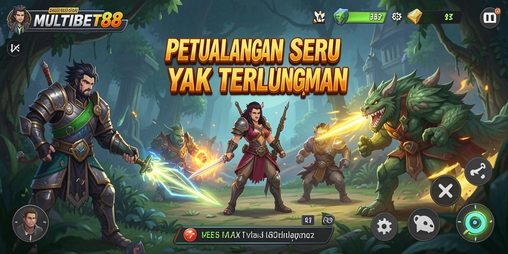Tangkapan layar menampilkan aksi seru dalam petualangan MULTIBET88.