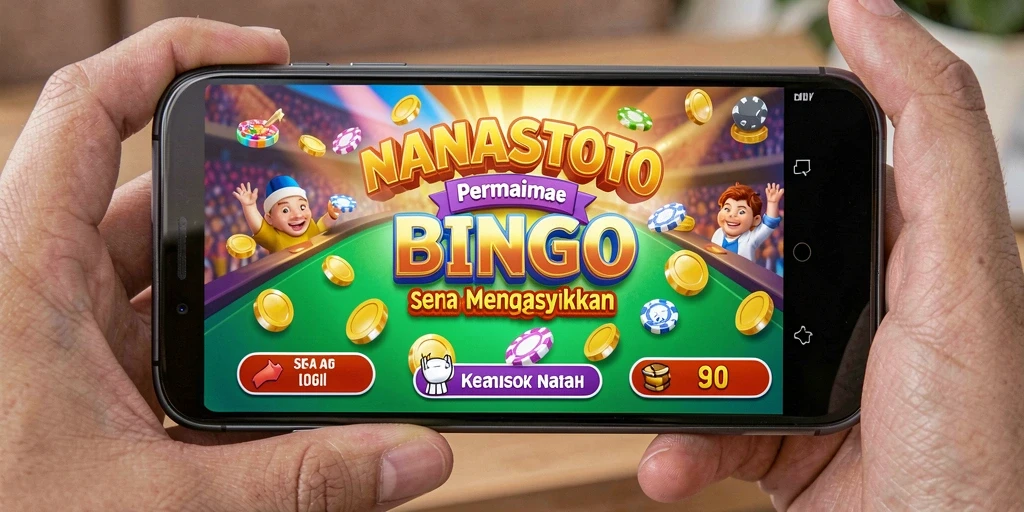Gameplay NANASTOTO yang seru dengan tema Bingo yang menarik.