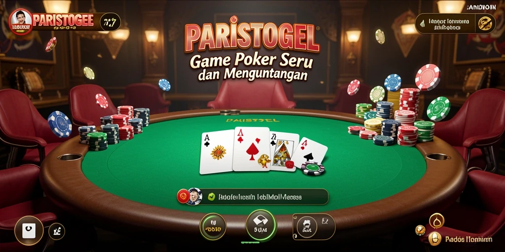 Tampilan gameplay menarik dan mendebarkan dari PARISTOGEL.