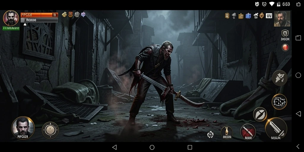 Tampilan menegangkan dari gameplay PGG68 yang menyeramkan.