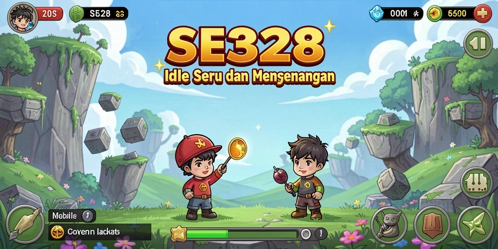 Tampilan menarik dari gameplay SE328 yang penuh warna dan dinamis.