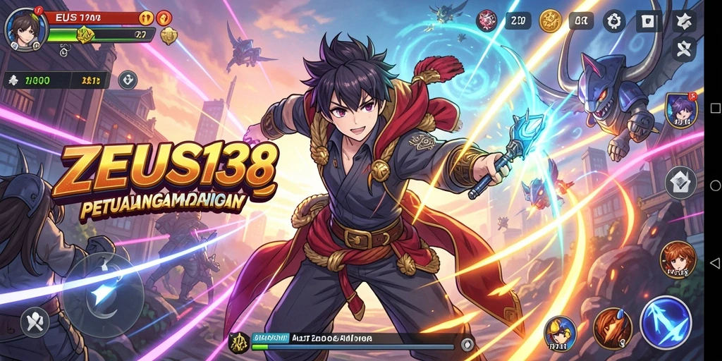 Gameplay menakjubkan dalam dunia anime yang seru.